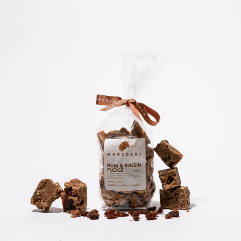 Marsdens Rum and Raisin Fudge